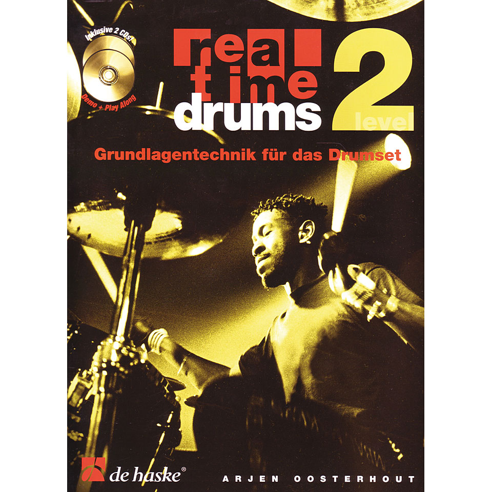 De Haske Real Time Drums 2 - Grundlagentechnik für das Drumset De Haske Real Time Drums 2 - Grundlagentechnik für das Drumset von De Haske