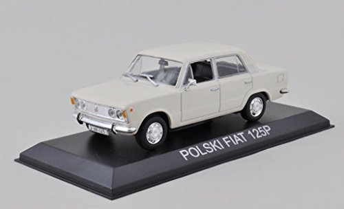 DieCast Modellauto 1:43 Agostini Polski FIAT 125 P creme von Fiat