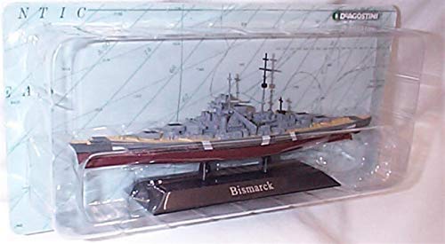 DeAgostini Bismarck Battleship 1:1250 Druckguss-Modell Boot Modellschiff Erwachsene (unisex) Modellbau von DeAgostini