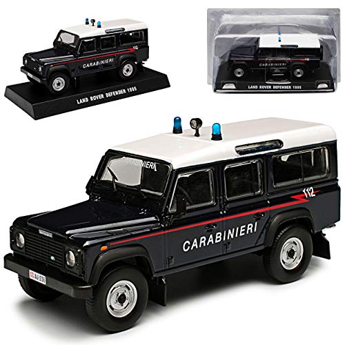 DeAgostini Land Rover Defender 110 Carabinieri 1995 1/43 Modell Auto mit individiuellem Wunschkennzeichen von DeAgostini