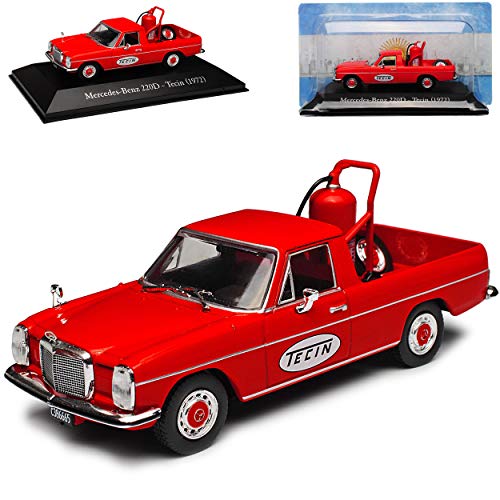 DeAgostini Mercedes-Benz 200 /8 Strich Acht Pick-Up Rot Tecin W114 W115 1967-1976 mit Sockel 1/43 Modell Auto mit individiuellem Wunschkennzeichen DeAgostini Mercedes-Benz 200 /8 Strich Acht Pick-Up Rot Tecin W114 W115 1967-1976 mit Sockel 1/43 Modell Auto mit individiuellem Wunschkennzeichen von DeAgostini