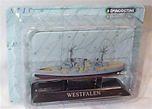 DeAgostini Warships Collection Westfalen Schiff, Maßstab 1:1250, Druckguss-Modell von DeAgostini