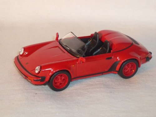 Unbekannt Porsche 911 Carrera Speedster Cabrio 1988 Rot 1/43 De Agostini Modellauto Modell Auto von Unbekannt
