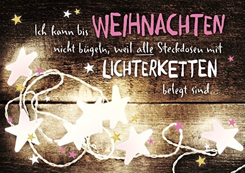 DeCoArt... Weihnachtspostkarte Ich kann bis Weihnachten Nicht bügeln, Weil alle ... ca. 15 x 10,5 cm DeCoArt... Weihnachtspostkarte Ich kann bis Weihnachten Nicht bügeln, Weil alle ... ca. 15 x 10,5 cm von DeCoArt... by Kathrin Friedenstab-Maschner