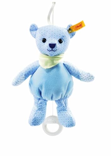 DeLovin Teddybär Junge Spieluhr 20 cm von Steiff hellblau NEU unbespielt RARITÄT von DeLovin