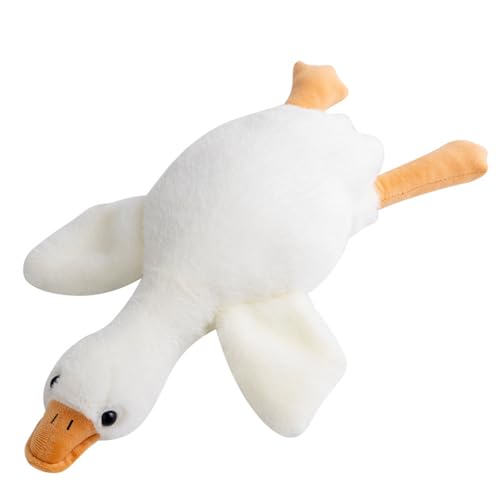 DePro Gans Kuscheltier, Ente Kuscheltier, 50 cm Weiches Plüschtier Aus Baumwolle, Ideal Für Wohnzimmer, Schlafzimmer, Büro, Babybett Und Auto, Weihnachten, Geburtstag Oder Valentinsta DePro Gans Kuscheltier, Ente Kuscheltier, 50 cm Weiches Plüschtier Aus Baumwolle, Ideal Für Wohnzimmer, Schlafzimmer, Büro, Babybett Und Auto, Weihnachten, Geburtstag Oder Valentinsta von DePro