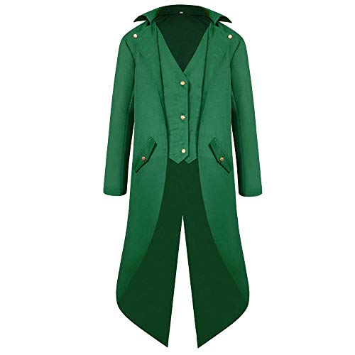 Steampunk Herren Jacke - Gothic Frack Herren Mantel Gehrock Mittelalter Viktorianische Mäntel Uniform Lange Smoking Männer Karneval Kostüm Halloween Fasching Hochzeit Party Cosplay Punk Kleidung Steampunk Herren Jacke - Gothic Frack Herren Mantel Gehrock Mittelalter Viktorianische Mäntel Uniform Lange Smoking Männer Karneval Kostüm Halloween Fasching Hochzeit Party Cosplay Punk Kleidung von DeaAmyGline