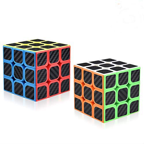 DealKits Zauberwürfel (2 Stücke), Speedcube 3x3 Original Magische Geschwindigkeit Würfel Speed Magic Cube Druckminderer Intelligenz IQ Kombinationsübunge Mechanische Geduldsspiele für Kinder von DealKits
