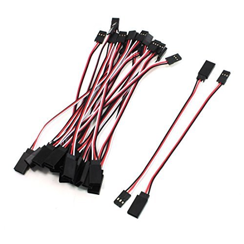 DealMux 20 Stück 150 mm 3-poliges Servo-Verlängerungskabel von Stecker auf Buchse Kabel für RC Flugzeug DealMux 20 Stück 150 mm 3-poliges Servo-Verlängerungskabel von Stecker auf Buchse Kabel für RC Flugzeug von DealMux