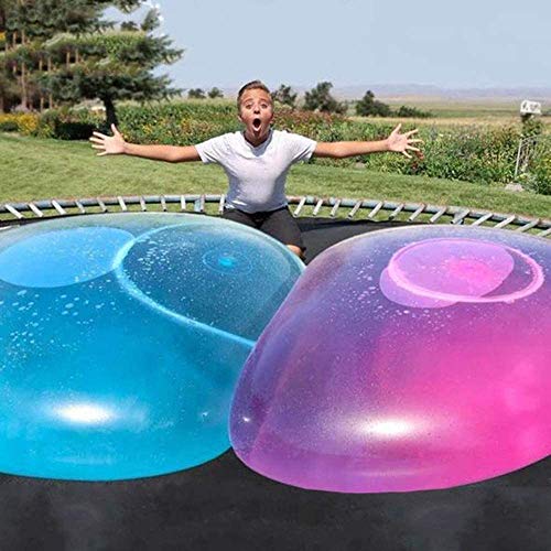 Wasserblasenbälle für Kinder, 2 Stück, 68,6 cm, aufblasbarer Bubble Ball für Strand, Garten zum Spielen im Freien, ultimative Intervention im Innenbereich, weicher Gummiballon, 2 Stück Wasserblasenbälle für Kinder, 2 Stück, 68,6 cm, aufblasbarer Bubble Ball für Strand, Garten zum Spielen im Freien, ultimative Intervention im Innenbereich, weicher Gummiballon, 2 Stück von Deashun