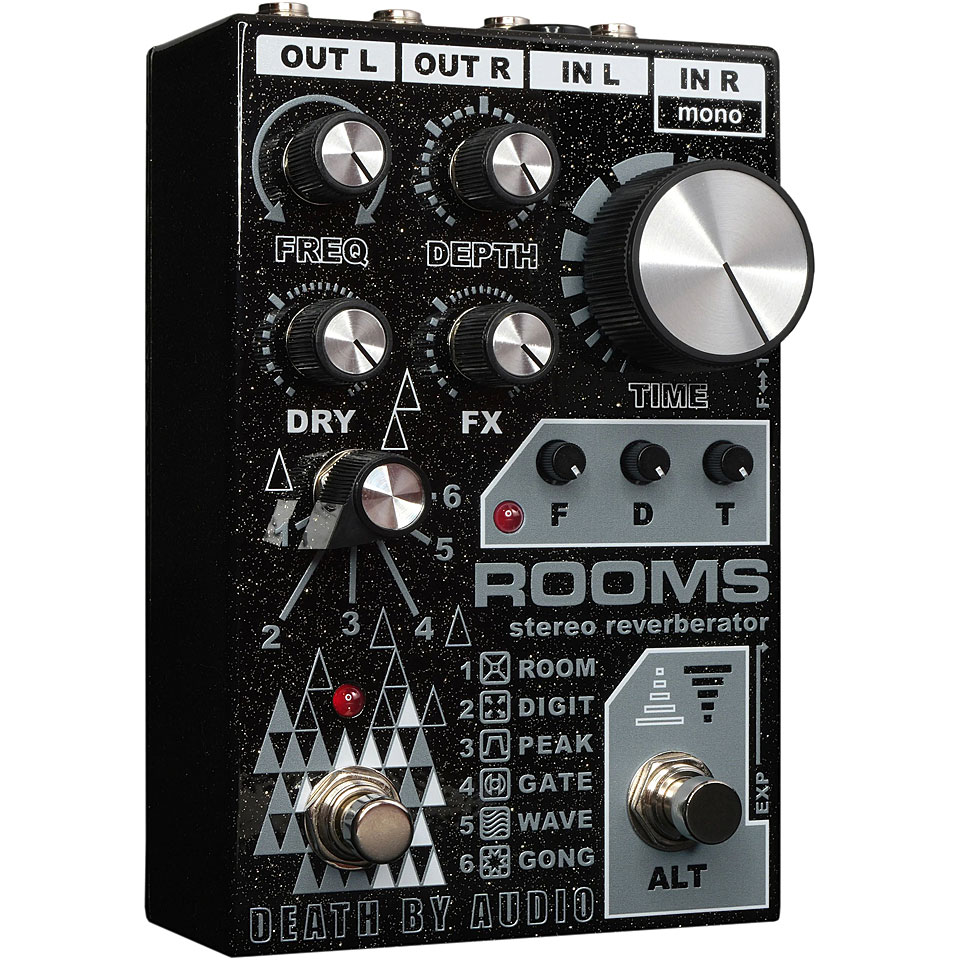 Death By Audio Rooms - Stereo Reverberator Effektgerät E-Gitarre Death By Audio Rooms - Stereo Reverberator Effektgerät E-Gitarre von Death By Audio