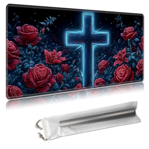 MTG Playmat 61 x 35,6 cm – große TCG/CCG-Sammelkartenspiel-Matte, vollständiges Kunstwerk-Design, rutschfeste Gummi-Basis und glatte Stoffoberfläche, kostenlose Aufbewahrungstasche im Lieferumfang von Decahouy