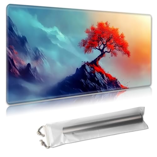 MTG Playmat 61 x 35,6 cm – große TCG/CCG-Sammelkartenspiel-Matte, vollständiges Kunstwerk-Design, rutschfeste Gummi-Basis und glatte Stoffoberfläche, kostenlose Aufbewahrungstasche im Lieferumfang von Decahouy
