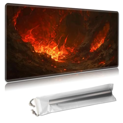 MTG Playmat 61 x 35,6 cm – große TCG/CCG-Sammelkartenspiel-Matte, vollständiges Kunstwerk-Design, rutschfeste Gummi-Basis und glatte Stoffoberfläche, kostenlose Aufbewahrungstasche im Lieferumfang von Decahouy
