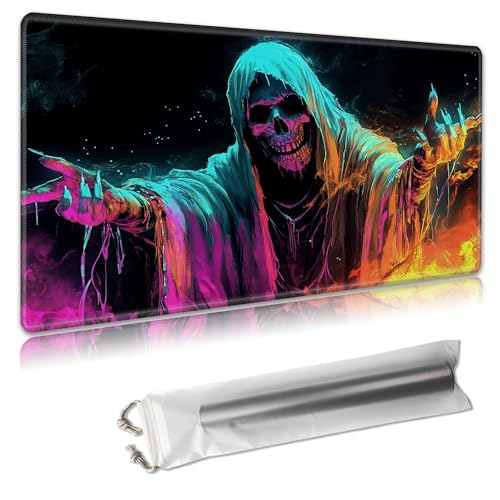 MTG Playmat 61 x 35,6 cm – große TCG/CCG-Sammelkartenspiel-Matte, vollständiges Kunstwerk-Design, rutschfeste Gummibasis und glatte Stoffoberfläche, kostenlose Aufbewahrungstasche im Graffiti-Stil von Decahouy
