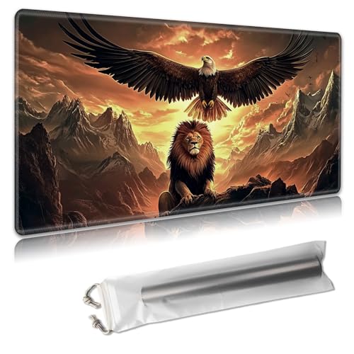 MTG Playmat 61 x 35,6 cm – große TCG/CCG-Sammelkartenspiel-Matte, vollständiges Kunstwerk-Design, rutschfeste Gummibasis und glatte Stoffoberfläche, kostenlose Aufbewahrungstasche im Lieferumfang von Decahouy