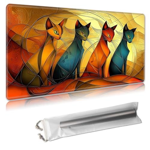 MTG Playmat 61 x 35,6 cm – große TCG/CCG-Sammelkartenspiel-Matte, vollständiges Kunstwerk-Design, rutschfeste Gummibasis und glatte Stoffoberfläche, kostenlose Aufbewahrungstasche im Lieferumfang von Decahouy
