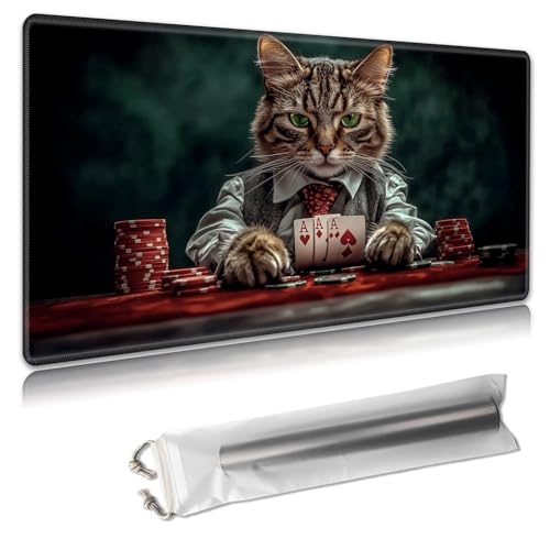 MTG Playmat 61 x 35,6 cm – große TCG/CCG-Sammelkartenspiel-Matte, vollständiges Kunstwerk-Design, rutschfeste Gummibasis und glatte Stoffoberfläche, kostenlose Aufbewahrungstasche im Lieferumfang von Decahouy