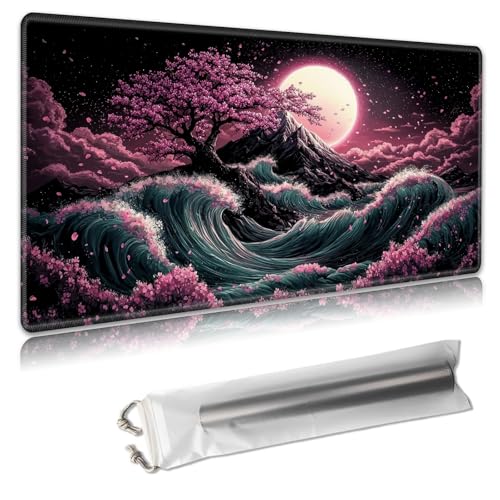 MTG Playmat 61 x 35,6 cm – große TCG/CCG-Sammelkartenspiel-Matte, vollständiges Kunstwerk-Design, rutschfeste Gummibasis und glatte Stoffoberfläche, kostenlose Aufbewahrungstasche im Lieferumfang von Decahouy