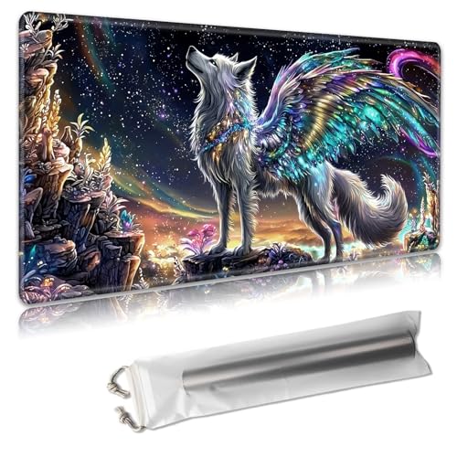 MTG Playmat 61 x 35,6 cm – große TCG/CCG-Sammelkartenspiel-Matte, vollständiges Kunstwerk-Design, rutschfeste Gummibasis und glatte Stoffoberfläche, kostenlose Aufbewahrungstasche im Lieferumfang von Decahouy