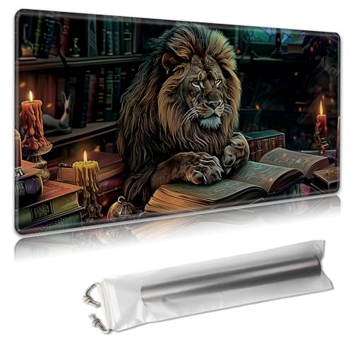 MTG Playmat 61 x 35,6 cm – große TCG/CCG-Sammelkartenspiel-Matte, vollständiges Kunstwerk-Design, rutschfeste Gummibasis und glatte Stoffoberfläche, kostenlose Aufbewahrungstasche im Lieferumfang von Decahouy