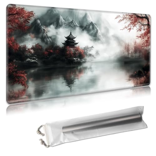 MTG Playmat 61 x 35,6 cm – große TCG/CCG-Sammelkartenspiel-Matte, vollständiges Kunstwerk-Design, rutschfeste Gummibasis und glatte Stoffoberfläche, kostenlose Aufbewahrungstasche im Lieferumfang von Decahouy