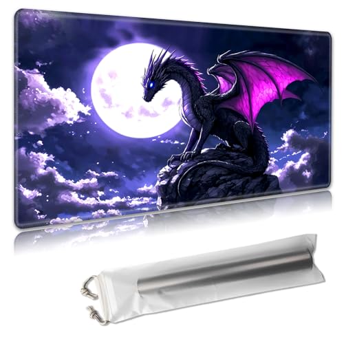 MTG Playmat – TCG-Kartenspielmatte für Magic The Gathering – 61 x 35,6 cm – genähte Kanten, rutschfeste Gummiunterseite, tragbare Schreibtisch-Spielmatte für Brettspiele – mit Aufbewahrungstasche MTG Playmat – TCG-Kartenspielmatte für Magic The Gathering – 61 x 35,6 cm – genähte Kanten, rutschfeste Gummiunterseite, tragbare Schreibtisch-Spielmatte für Brettspiele – mit Aufbewahrungstasche von Decahouy