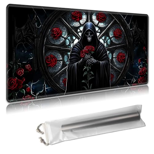 MTG Playmat – TCG Kartenspielmatte für Magic The Gathering – 61 x 35,6 cm – genähte Kanten, rutschfeste Gummiunterseite, tragbare Schreibtisch-Spielmatte für Brettspiele – mit Aufbewahrungstasche MTG Playmat – TCG Kartenspielmatte für Magic The Gathering – 61 x 35,6 cm – genähte Kanten, rutschfeste Gummiunterseite, tragbare Schreibtisch-Spielmatte für Brettspiele – mit Aufbewahrungstasche von Decahouy