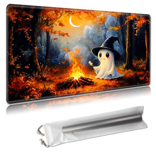 MTG Playmat – TCG Kartenspielmatte für Magic The Gathering – 61 x 35,6 cm – genähte Kanten, rutschfeste Gummiunterseite, tragbare Schreibtisch-Spielmatte für Brettspiele – mit Aufbewahrungstasche von Decahouy