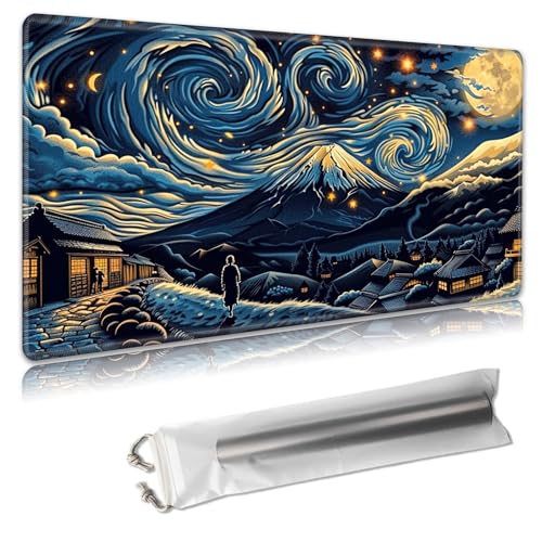 MTG Playmat – TCG-Kartenspielmatte für Magic The Gathering – 61 x 35,6 cm – genähte Kanten, rutschfeste Gummiunterseite, tragbare Schreibtisch-Spielmatte für Brettspiele – mit Aufbewahrungstasche MTG Playmat – TCG-Kartenspielmatte für Magic The Gathering – 61 x 35,6 cm – genähte Kanten, rutschfeste Gummiunterseite, tragbare Schreibtisch-Spielmatte für Brettspiele – mit Aufbewahrungstasche von Decahouy