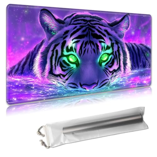 MTG Playmat – TCG-Kartenspielmatte für Magic The Gathering – 61 x 35,6 cm – genähte Kanten, rutschfeste Gummiunterseite, tragbare Schreibtisch-Spielmatte für Brettspiele – mit Aufbewahrungstasche von Decahouy