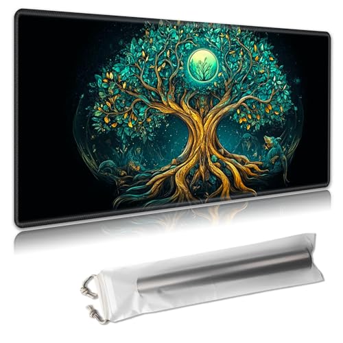 MTG Playmat – TCG-Kartenspielmatte für Magic The Gathering – 61 x 35,6 cm – genähte Kanten, rutschfeste Gummiunterseite, tragbare Schreibtisch-Spielmatte für Brettspiele – mit Aufbewahrungstasche MTG Playmat – TCG-Kartenspielmatte für Magic The Gathering – 61 x 35,6 cm – genähte Kanten, rutschfeste Gummiunterseite, tragbare Schreibtisch-Spielmatte für Brettspiele – mit Aufbewahrungstasche von Decahouy