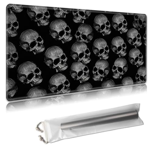 MTG Playmat – TCG-Kartenspielmatte für Magic The Gathering – 61 x 35,6 cm – genähte Kanten, rutschfeste Gummiunterseite, tragbare Schreibtisch-Spielmatte für Brettspiele – mit Aufbewahrungstasche von Decahouy