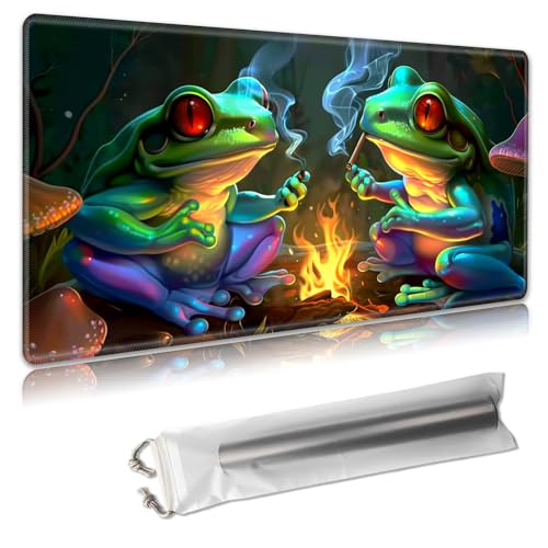 MTG Playmat – TCG-Kartenspielmatte für Magic The Gathering – 61 x 35,6 cm – genähte Kanten, rutschfeste Gummiunterseite, tragbare Schreibtisch-Spielmatte für Brettspiele – mit Aufbewahrungstasche MTG Playmat – TCG-Kartenspielmatte für Magic The Gathering – 61 x 35,6 cm – genähte Kanten, rutschfeste Gummiunterseite, tragbare Schreibtisch-Spielmatte für Brettspiele – mit Aufbewahrungstasche von Decahouy