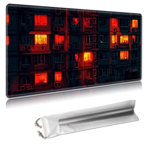 MTG Playmat – TCG-Kartenspielmatte für Magic The Gathering – 61 x 35,6 cm – genähte Kanten, rutschfeste Gummiunterseite, tragbare Schreibtisch-Spielmatte für Brettspiele – mit Aufbewahrungstasche von Decahouy