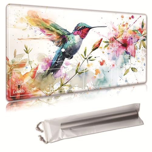 MTG Spielmatte, Spielmatte, mit Aufbewahrungstasche, rutschfeste Gummiunterseite, Kampfspiel, 35,4 x 50 cm, ideal für TCG, MTG und Brettspielmatte für Karten, Mauspad, Schreibtischunterlagen von Decahouy