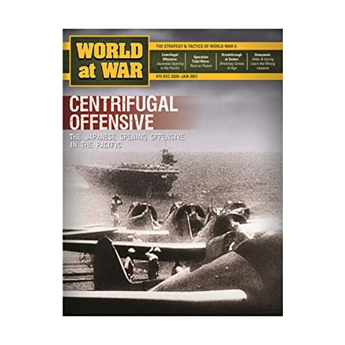 Decision Games DG: World at War Magazine #75, with Centrifugal Offensive, Japanese Campaign in The Pacific 1941-42 Solitaire Boardgame von Decision Games