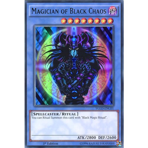 YuGiOh : YGLD-ENC01 1st Ed Magician of Black Chaos Ultra Rare Card - ( Yu-Gi-Oh! Single Card ) by Deckboosters von Deckboosters