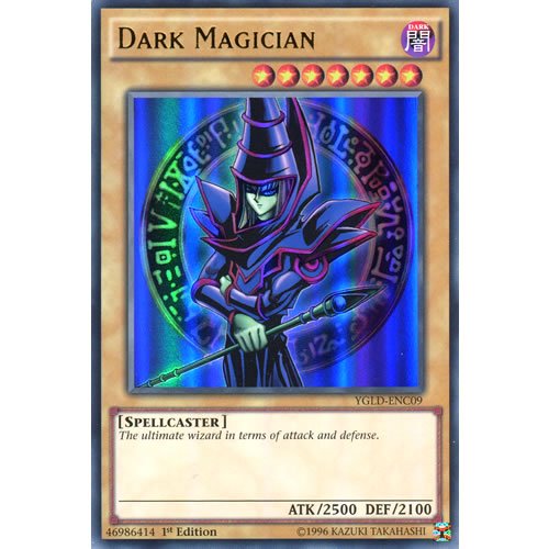 YuGiOh : YGLD-ENC09 1st Ed Dark Magician Ultra Rare Card - ( Yu-Gi-Oh! Single Card ) by Deckboosters von Deckboosters