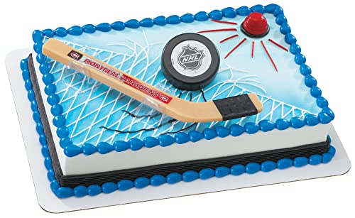 NHL Montreal Canadiens Slap Shot Cake Topper Eishockey Tortendeko inkl. Hockeyschläger und Puck von DecoPac