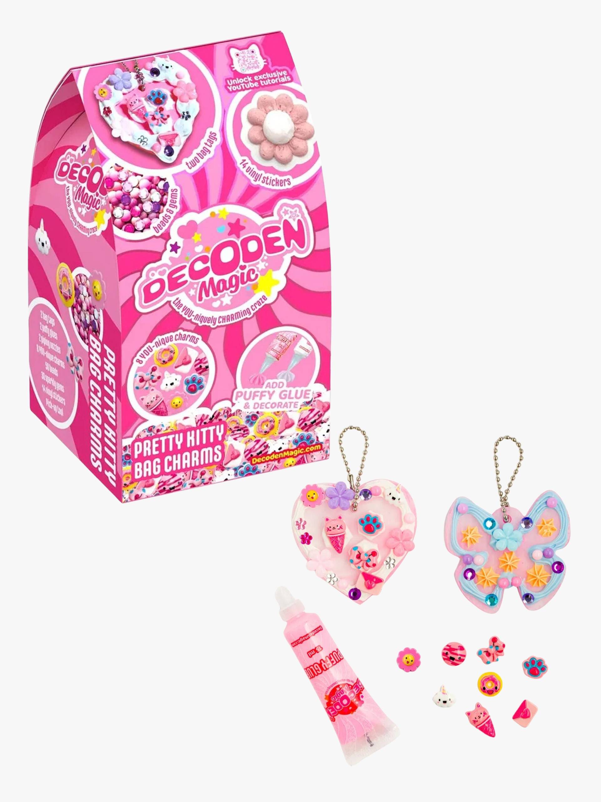 Decoden Magic Mini Pretty Kitty Bastelset Taschenanhänger von Decoden Magic