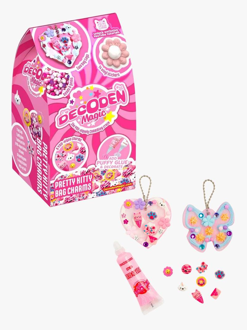 Decoden Magic Mini Pretty Kitty Bastelset Taschenanhänger von Decoden Magic