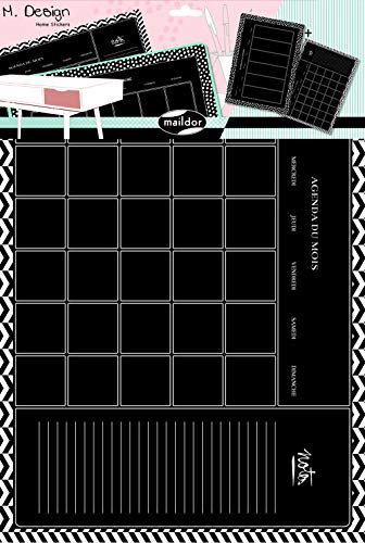 Decopatch – ad013o – Maildor – Herrn Design – Wandaufkleber – Lot de 2 Weihnachts – 49 x 69 cm – Wochenkalender von Decopatch