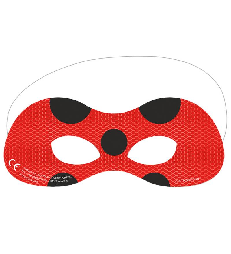 Decorata Party Masken - 6er-Pack - Miraculous Ladybug - Decorata Party - One Size - Kostüme Decorata Party Masken - 6er-Pack - Miraculous Ladybug - Decorata Party - One Size - Kostüme von Decorata Party