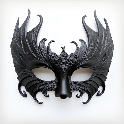 Decords 3D-gedruckte Gothic-Maske, venezianisches Halbgesichts-Accessoire, Cosplay, Barock, filigranes Festival-Kostüm Decords 3D-gedruckte Gothic-Maske, venezianisches Halbgesichts-Accessoire, Cosplay, Barock, filigranes Festival-Kostüm von Decords