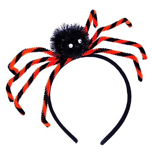Cosplay Spinne Zubehör - Chilling Spider Haarteil für Cosplay Outfit Dekorationen Spider Slap Armband Brosche Stirnband für Halloween Parade Kostüm Partys von Decorhome