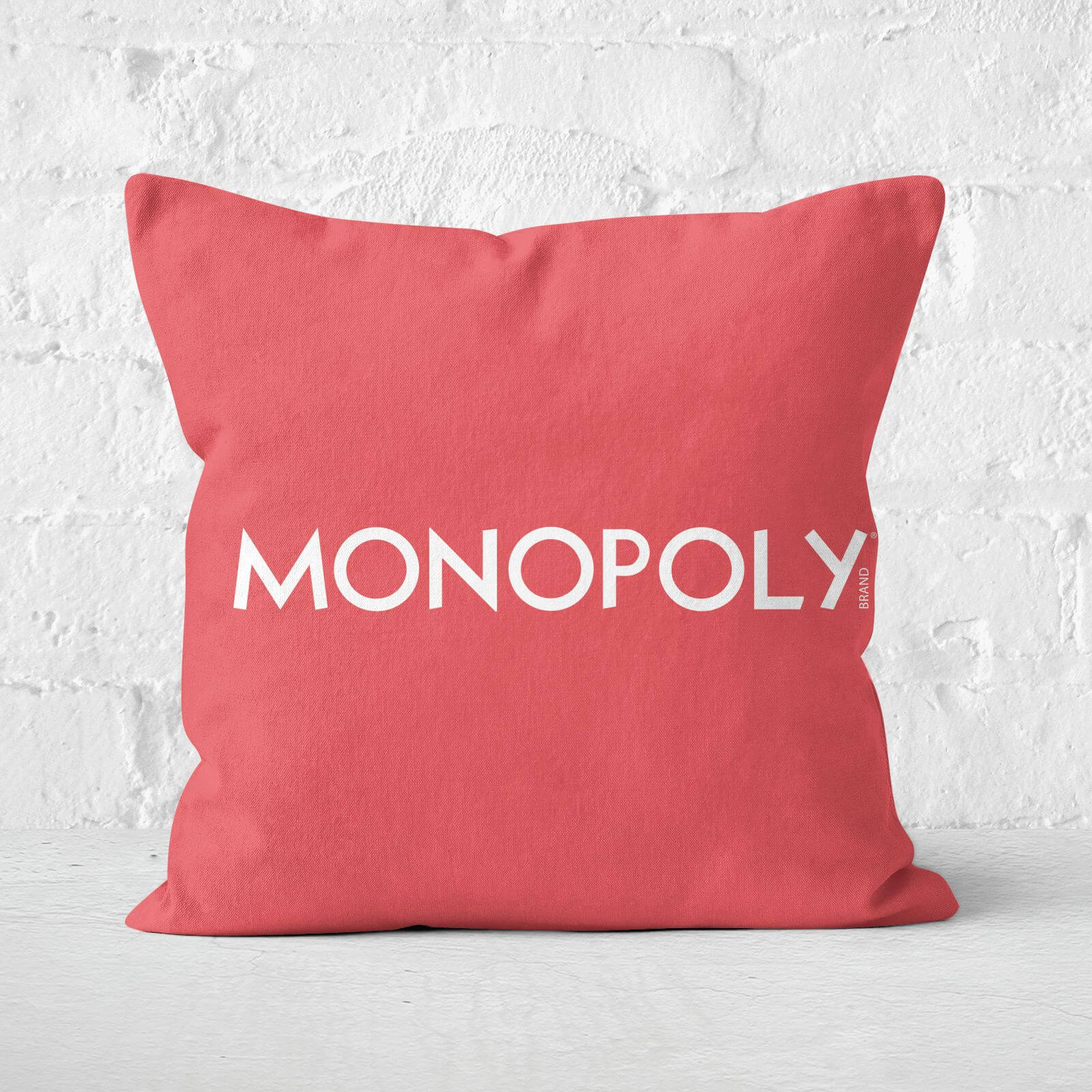 Monopoly Pattern Square Cushion - 40x40cm - Soft Touch Monopoly Pattern Square Cushion - 40x40cm - Soft Touch von Original Hero