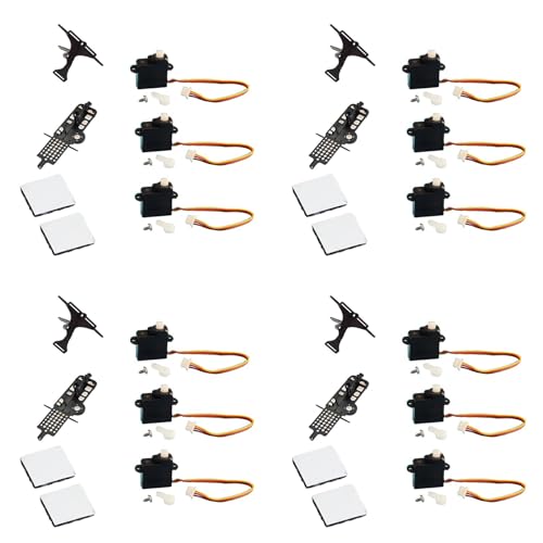 Decqerbe 4 Set XK K110 Upgrade K110S Servo Hauptrahmen und Servoplatte für XK K110 K110S RC Hubschrauber Upgrade Teile Decqerbe 4 Set XK K110 Upgrade K110S Servo Hauptrahmen und Servoplatte für XK K110 K110S RC Hubschrauber Upgrade Teile von Decqerbe