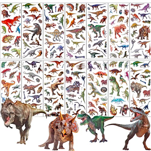 Deen Dinosaurier Aufkleber,14 Blätter Dino Sticker für Kinder & Kleinkinder ,3D Puffy Dinosaurier Stickers Set für das Belohnungssticker zum Thema Dinos Stickeralbum Kindergeburtstag, 18*7cm Deen Dinosaurier Aufkleber,14 Blätter Dino Sticker für Kinder & Kleinkinder ,3D Puffy Dinosaurier Stickers Set für das Belohnungssticker zum Thema Dinos Stickeralbum Kindergeburtstag, 18*7cm von Deen
