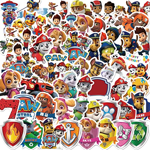Deen Sticker Set Paw Patrol 50 Stück, Kinder Anime Graffiti Aufkleber, Wasserfeste Vinyl Cartoon Stickers, für Auto Fahrrad Motorrad Skateboard Moped Koffer Laptop DIY Scrapbooking Spielzeug Deko Deen Sticker Set Paw Patrol 50 Stück, Kinder Anime Graffiti Aufkleber, Wasserfeste Vinyl Cartoon Stickers, für Auto Fahrrad Motorrad Skateboard Moped Koffer Laptop DIY Scrapbooking Spielzeug Deko von Onetobye